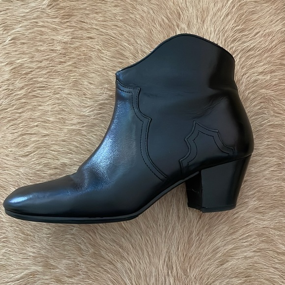 Isabel Marant Dicker boot “black on black” leather size 38 - Picture 2 of 5